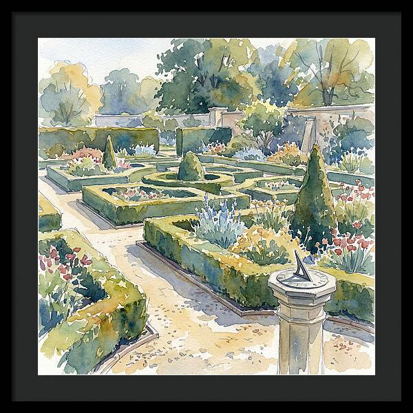 Serene Knot Garden