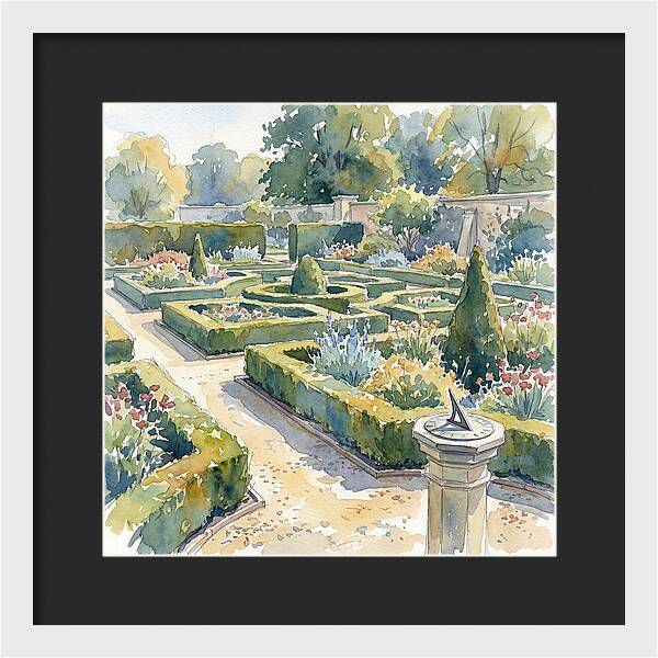 Serene Knot Garden