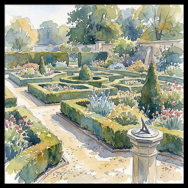 Serene Knot Garden