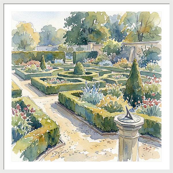 Serene Knot Garden
