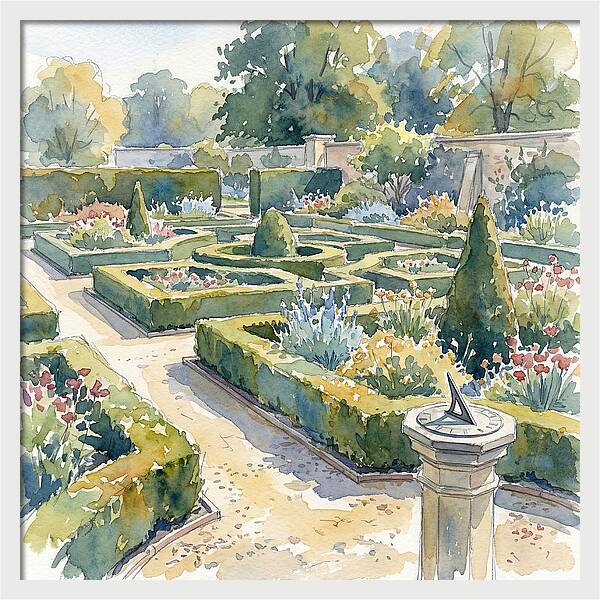 Serene Knot Garden