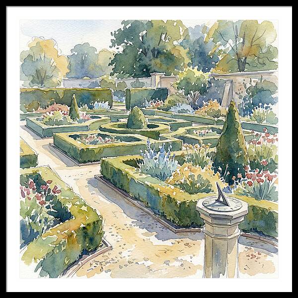 Serene Knot Garden