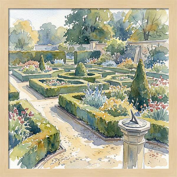 Serene Knot Garden