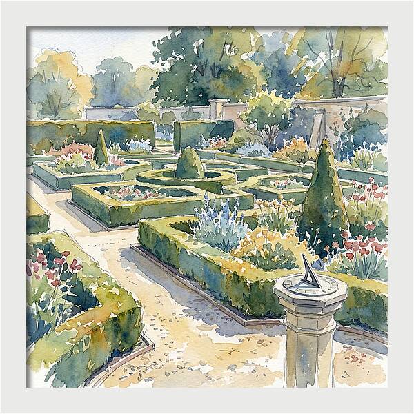 Serene Knot Garden