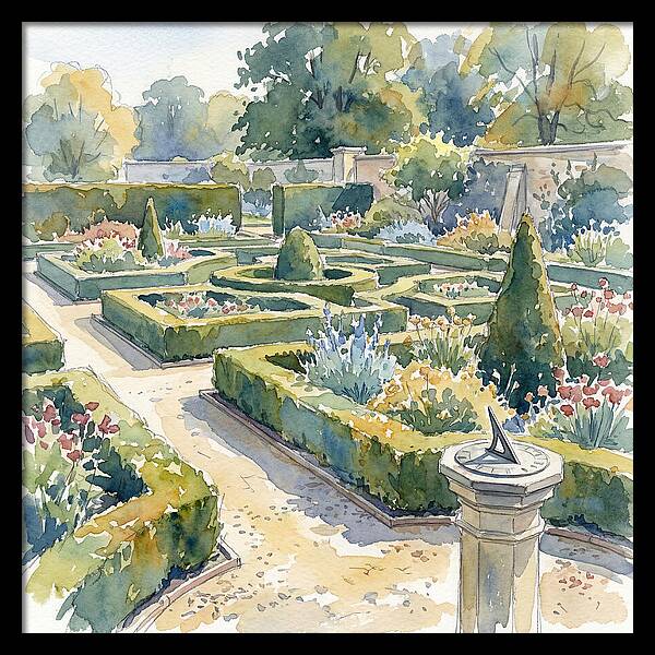 Serene Knot Garden