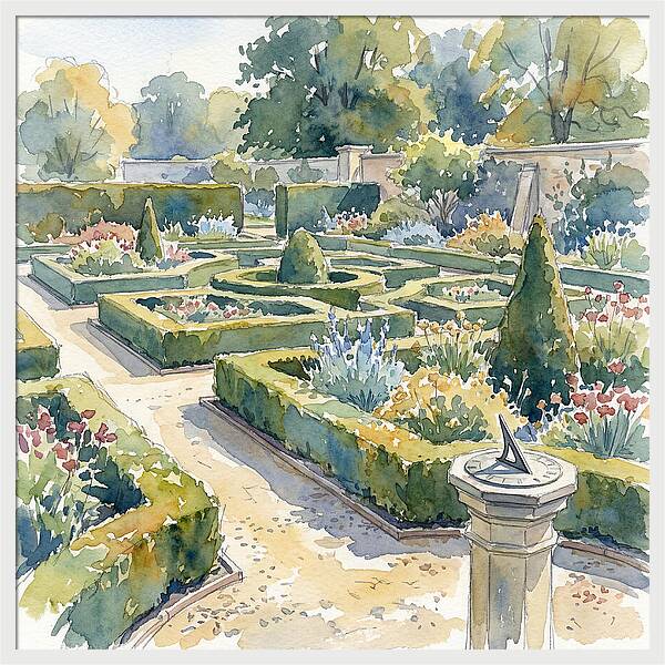 Serene Knot Garden