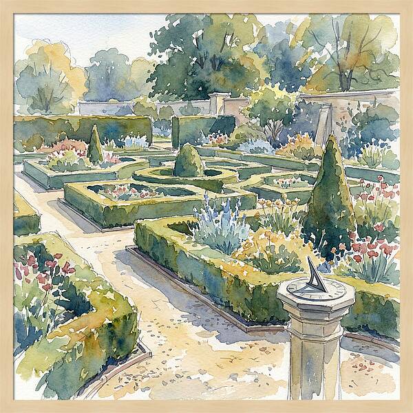 Serene Knot Garden