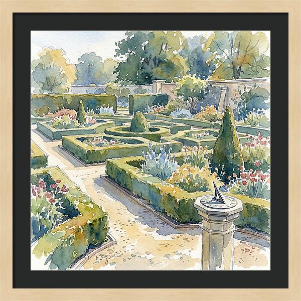 Serene Knot Garden