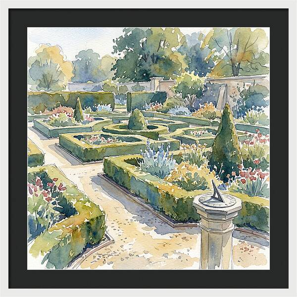 Serene Knot Garden