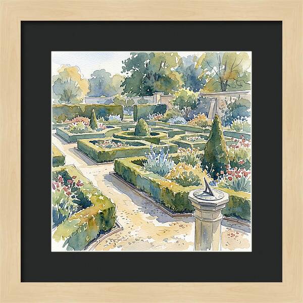 Serene Knot Garden