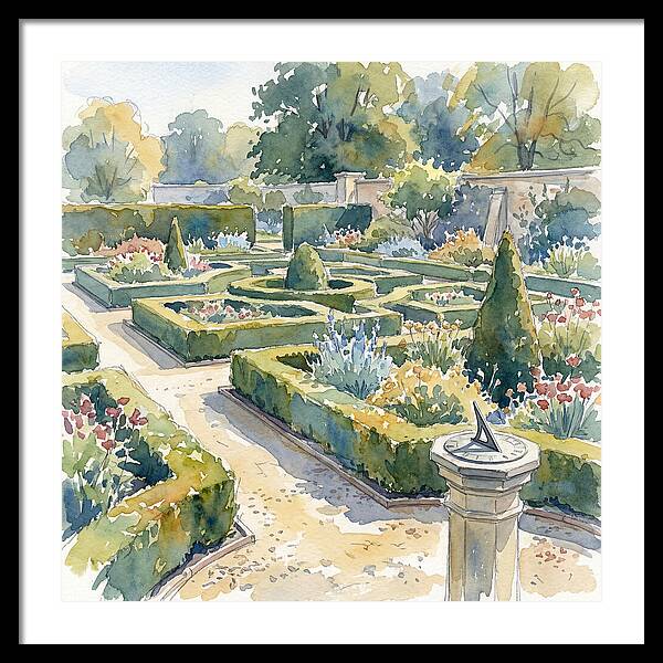 Serene Knot Garden
