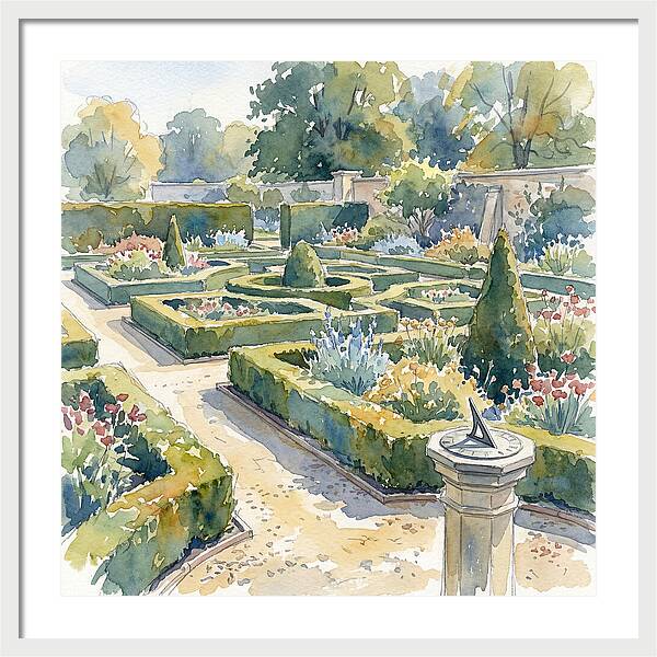 Serene Knot Garden