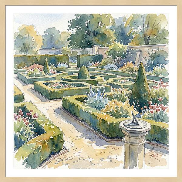Serene Knot Garden