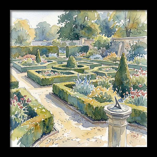 Serene Knot Garden