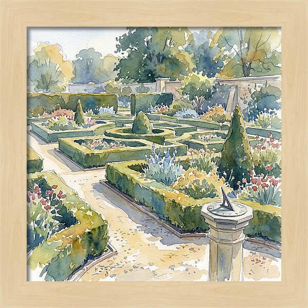 Serene Knot Garden