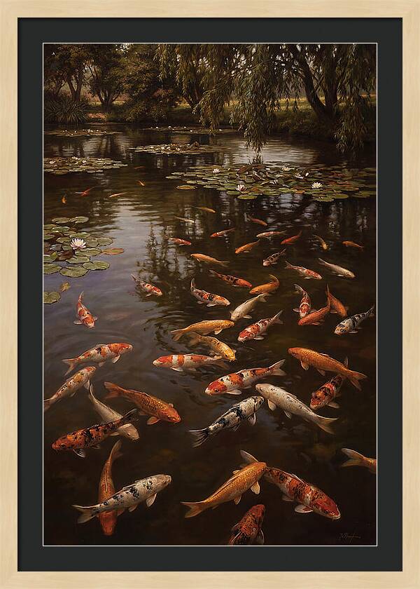 Serene Koi Harmony