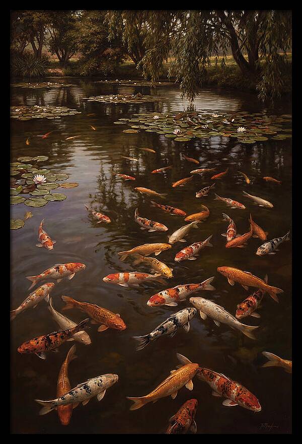 Serene Koi Harmony