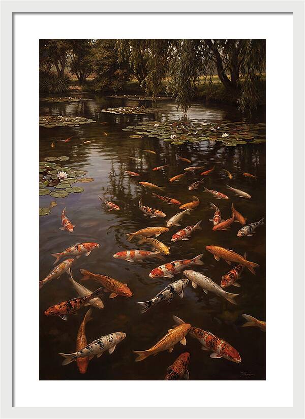 Serene Koi Harmony