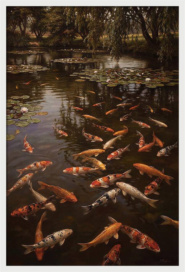 Serene Koi Harmony