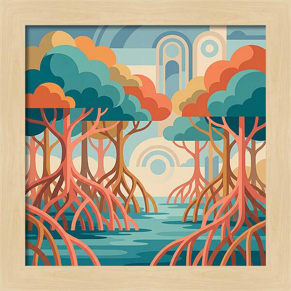 Serene Mangrove Serenity