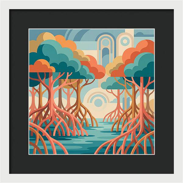 Serene Mangrove Serenity