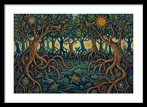 Serene Mangrove Waterscape