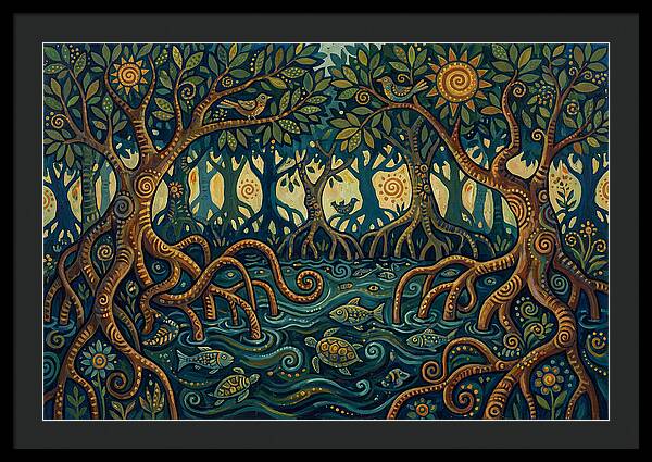 Serene Mangrove Waterscape