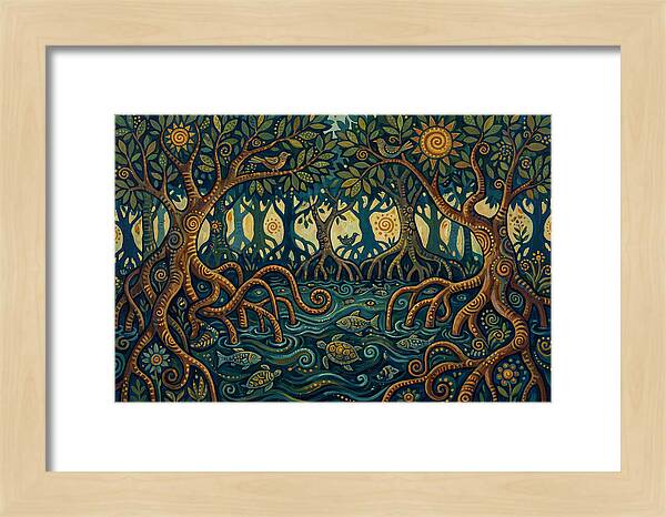 Serene Mangrove Waterscape