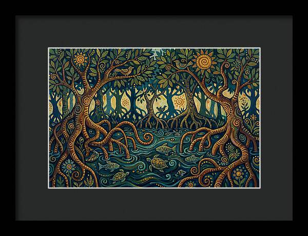 Serene Mangrove Waterscape