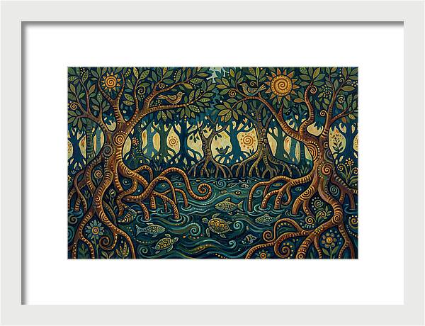 Serene Mangrove Waterscape