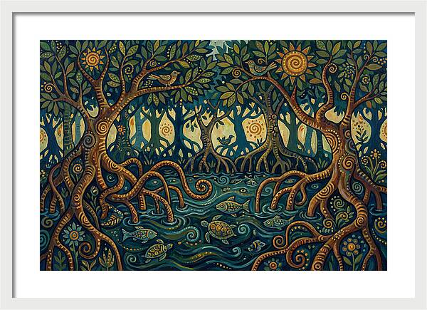 Serene Mangrove Waterscape