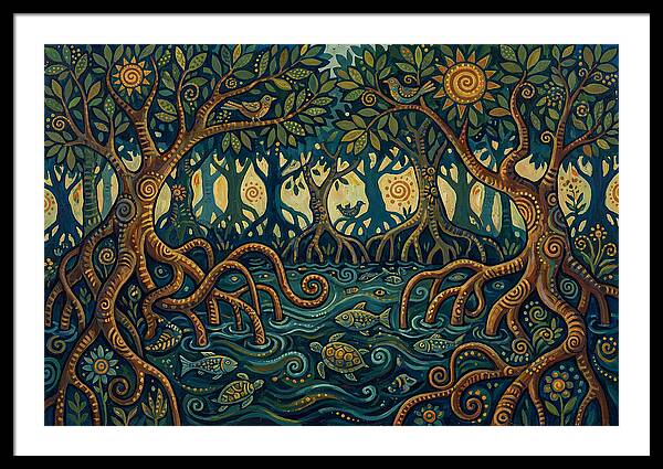 Serene Mangrove Waterscape