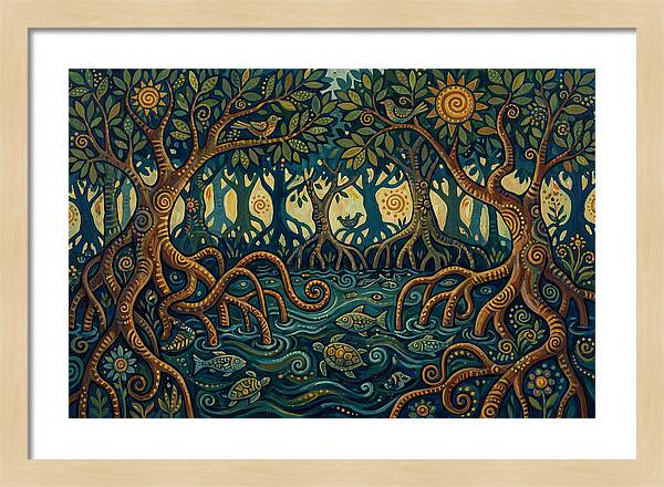 Serene Mangrove Waterscape