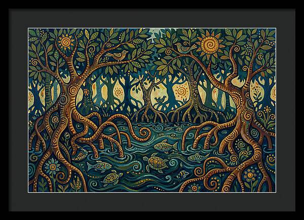 Serene Mangrove Waterscape