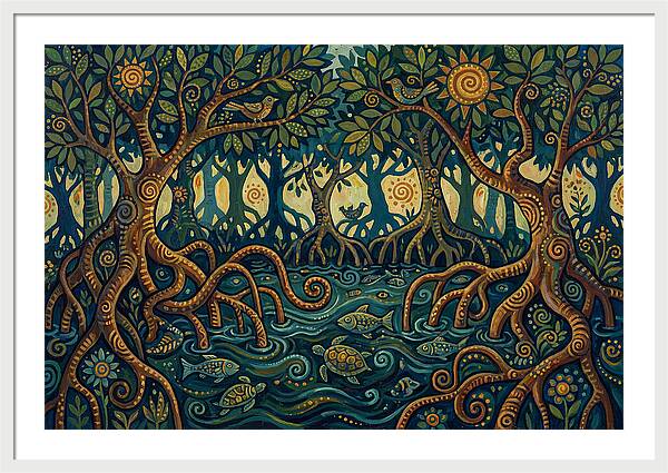 Serene Mangrove Waterscape