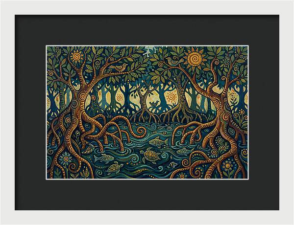 Serene Mangrove Waterscape