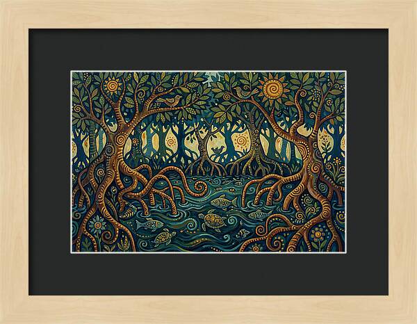 Serene Mangrove Waterscape