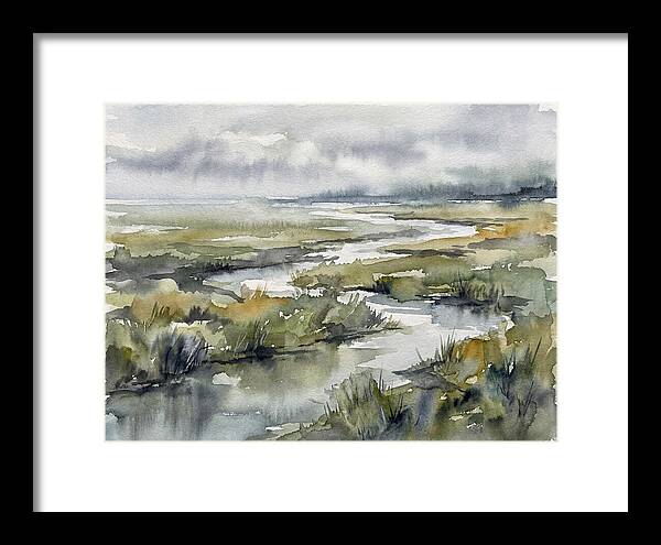 Serene Marshland Reflections