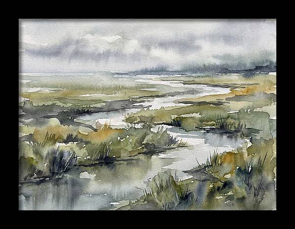 Serene Marshland Reflections