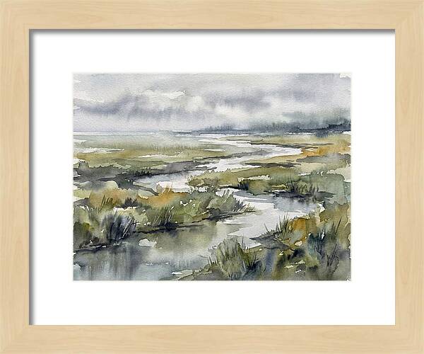 Serene Marshland Reflections
