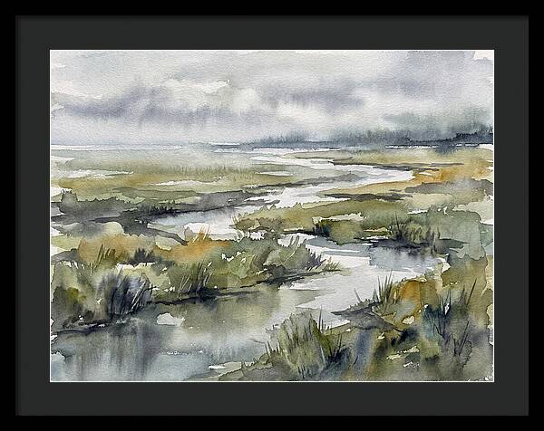 Serene Marshland Reflections