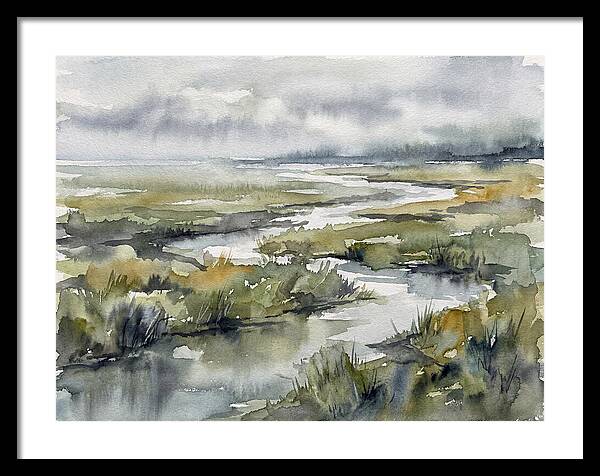 Serene Marshland Reflections