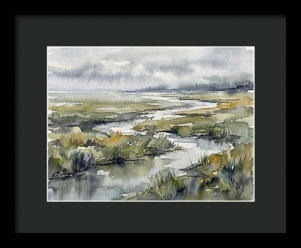 Serene Marshland Reflections