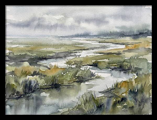 Serene Marshland Reflections