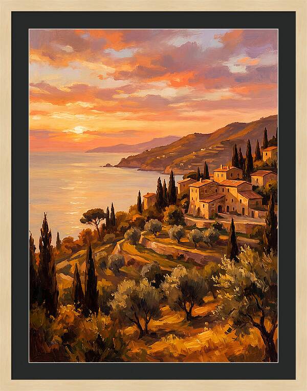 Serene Mediterranean Dusk