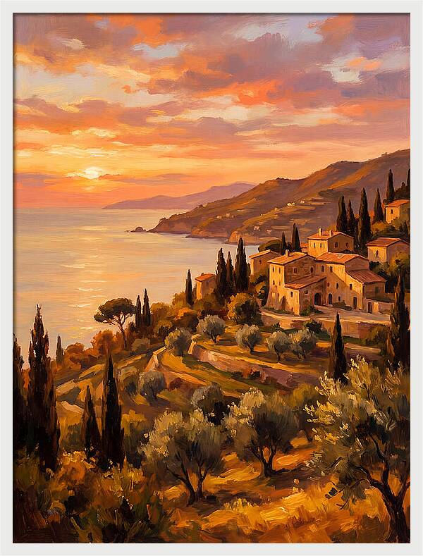 Serene Mediterranean Dusk