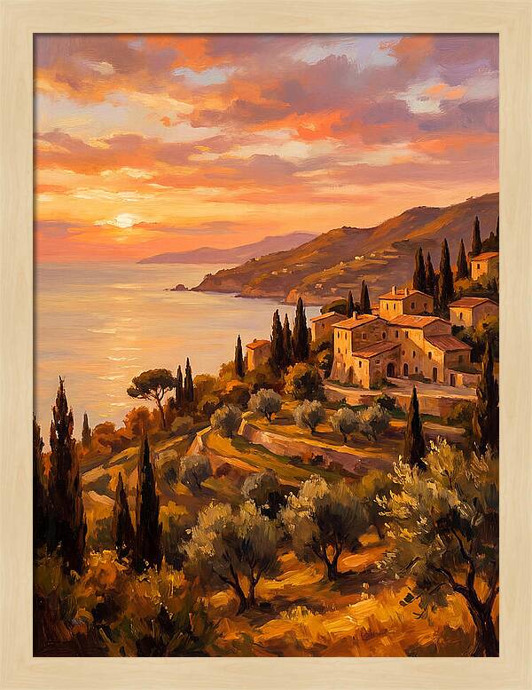 Serene Mediterranean Dusk