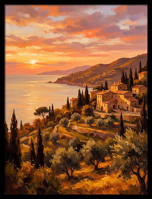 Serene Mediterranean Dusk