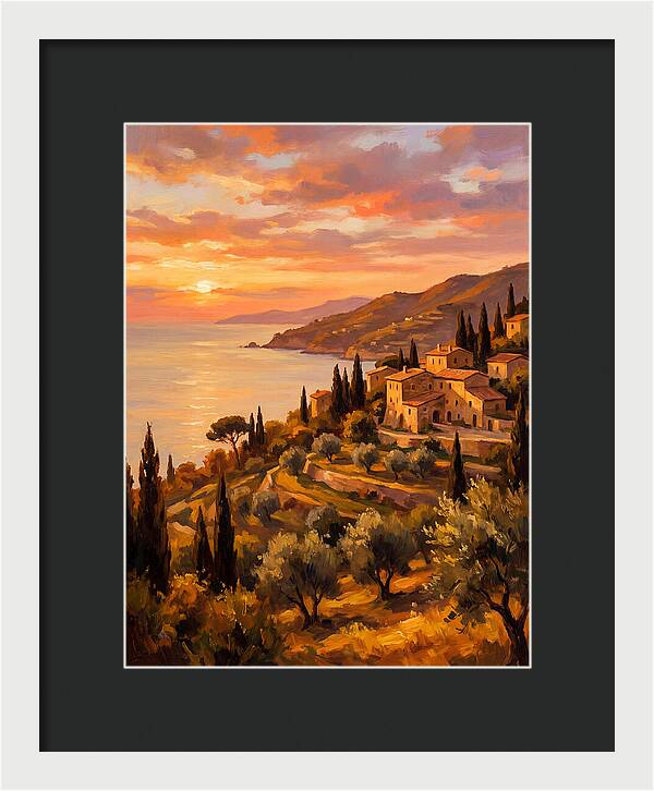 Serene Mediterranean Dusk