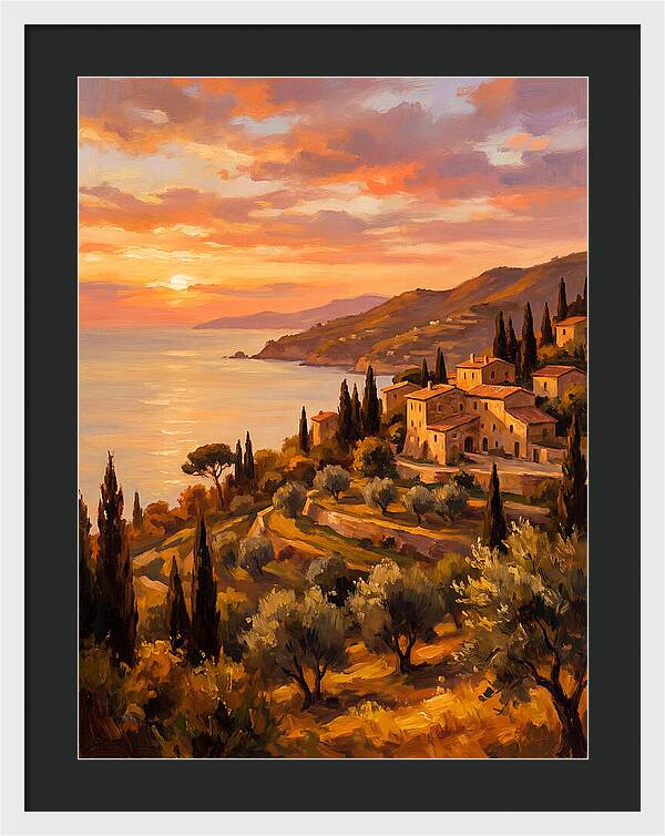 Serene Mediterranean Dusk
